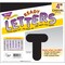 Trend Enterprises Black 4 Casual Uppercase Ready Letters, PK6 T465 - alternate 2